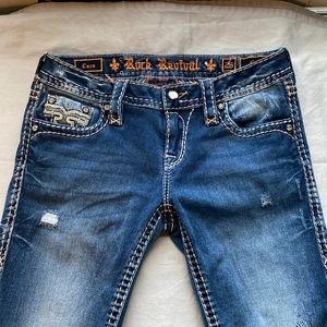 Rock revival Caro Crop Jeans Size 26